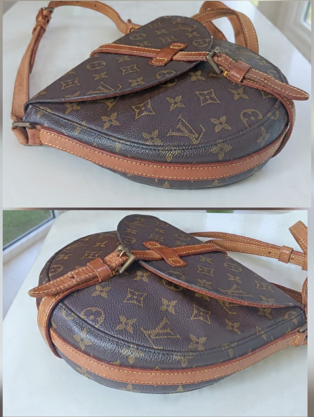 Louis Vuitton Chantilly MM Vintage 1990 Monogram Crossbody Bag💕 - Picture 11 of 15